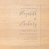 Einladung zur Hochzeit von moderner grauer Schrift (Vorderseite)