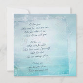 Einladung zur Hochzeit von Nautic Lace (Vorderseite)