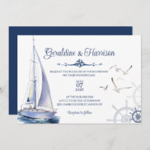 Einladung zur Hochzeit von Nautic Segelyacht