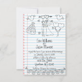 Einladung zur Hochzeit von Notebooks (Vorderseite)