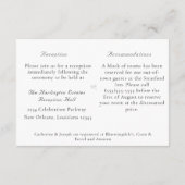 Einladung zur Hochzeit von Nuptial Unity (Rückseite)