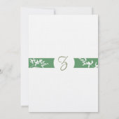 Einladung zur Hochzeit von Orchideen - Clover und (Rückseite)