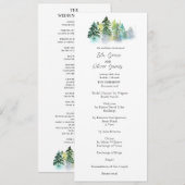 Einladung zur Hochzeit von Pine Wappen (Vorne/Hinten)