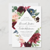 Einladung zur Hochzeit von Radiant Bloom Frame (Vorderseite)