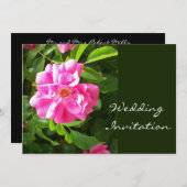 Einladung zur Hochzeit von Rosa (Vorne/Hinten)