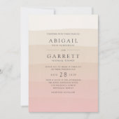Einladung zur Hochzeit von Rosa Sand (Vorderseite)