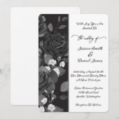 Einladung zur Hochzeit von Rose (Vorne/Hinten)