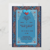 Einladung zur Hochzeit von Royal Pixel Art (Vorderseite)