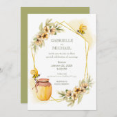 Einladung zur Hochzeit von Rustikal-Hummel (Vorne/Hinten)