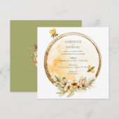 Einladung zur Hochzeit von Rustikal-Hummel (Vorne/Hinten)