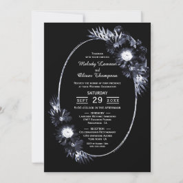 Einladung zur Hochzeit von Schwarzer Flora