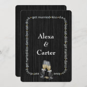 Einladung zur Hochzeit von Schwarzwald (Vorne/Hinten)