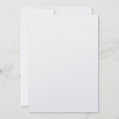 Einladung zur Hochzeit von Schwarzweiß-Schrift (Rückseite)