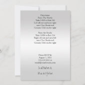 Einladung zur Hochzeit von Silver and Black Butter (Rückseite)