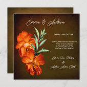 Einladung zur Hochzeit von Sonnenuntergang (Vorne/Hinten)