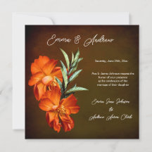 Einladung zur Hochzeit von Sonnenuntergang