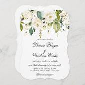 Einladung zur Hochzeit von Spanisch (Vorne/Hinten)