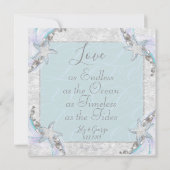 Einladung zur Hochzeit von Starfish (Rückseite)