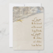 Einladung zur Hochzeit von Starfish (Vorderseite)