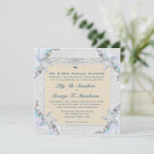 Einladung zur Hochzeit von Starfish (Stehend Vorderseite)