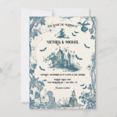 Einladung zur Hochzeit von Toile Halloween (Vorderseite)