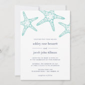 Einladung zur Hochzeit von Türkis und Seestreitern (Vorderseite)
