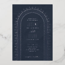 Einladung zur Hochzeit von Verzierten Bögen der Fo