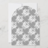 Einladung zur Hochzeit von viktorianisch-Gray-Dama (Rückseite)