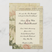 Einladung zur Hochzeit von Viktorianischer Musik u (Vorne/Hinten)