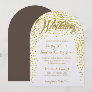 Einladung zur Hochzeit von Vintagen Typografien au