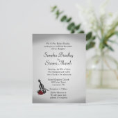 Einladung zur Hochzeit von Violine Music (Stehend Vorderseite)