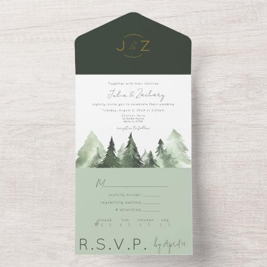 Einladung zur Hochzeit von Waldwasser (Innen Boden)