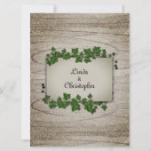 Einladung zur Hochzeit von Waldwein (Rückseite)