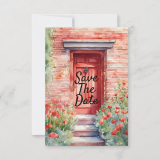 Einladung zur Hochzeit von Wasserfarben