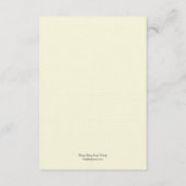 Einladung zur Hochzeit von Wasserfarben (Rückseite)