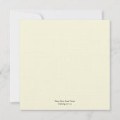 Einladung zur Hochzeit von Wasserfarben (Rückseite)