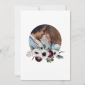 Einladung zur Hochzeit von Wasserfarben (Rückseite)