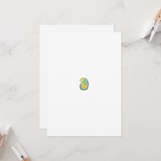 Einladung zur Hochzeit von Wasserfarben | Bearbeit (Vorderseite/Rückseite Beispiel)