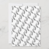 Einladung zur Hochzeit von Watercolor Woodland - G (Rückseite)