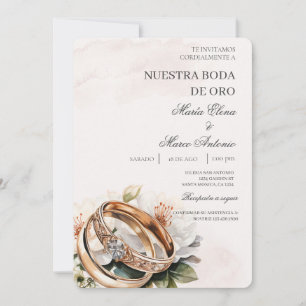 Einladung zur Hochzeit von weißer Blüte