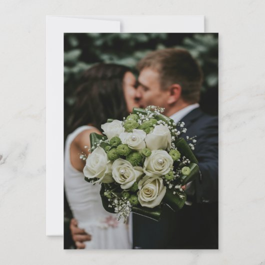 Einladung zur Hochzeit von weißer Blüte | Customiz