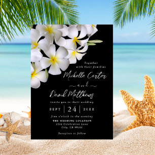 Einladung zur Hochzeit von White Plumeria Temple T