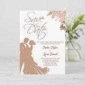 Einladung zur Hochzeit von Wildblumen (Stehend Vorderseite)