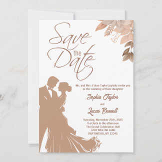 Einladung zur Hochzeit von Wildblumen