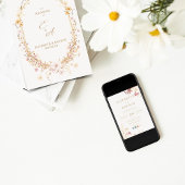 Einladung zur Hochzeit von Wildblumen