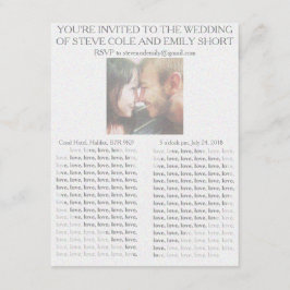 Einladung zur Hochzeit von Zeitungen