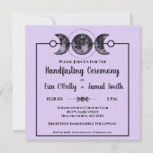 Einladung zur Hochzeit Wicca Pagan Celtic (Vorderseite)