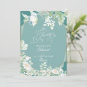 Einladung zur Hochzeit | Wildblumen und Beeren (Stehend Vorderseite)