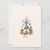 Einladung zur Hochzeit, Winterhochzeit, Weihnachte (Rückseite)