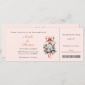 Einladung zur Hochzeit, Winterhochzeit, Weihnachte (Vorne/Hinten)